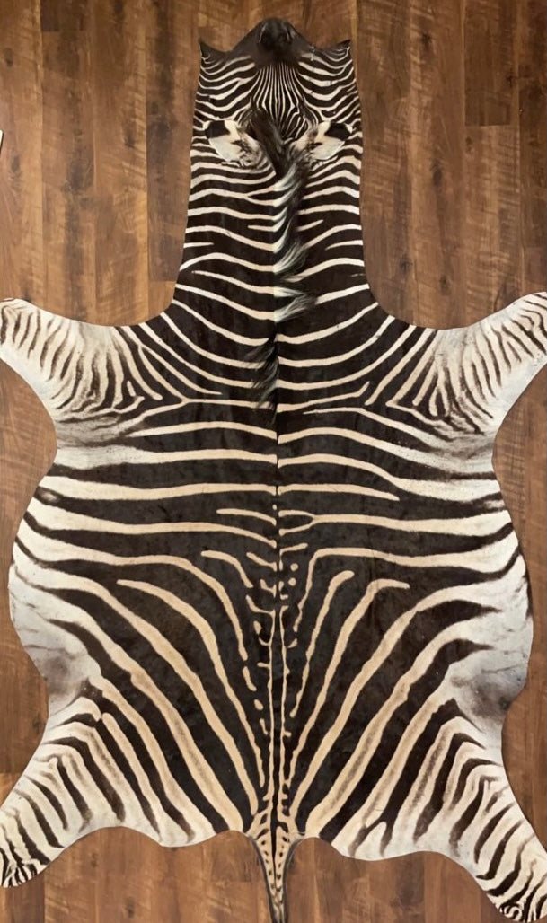 B Grade Zebra Hide Rug