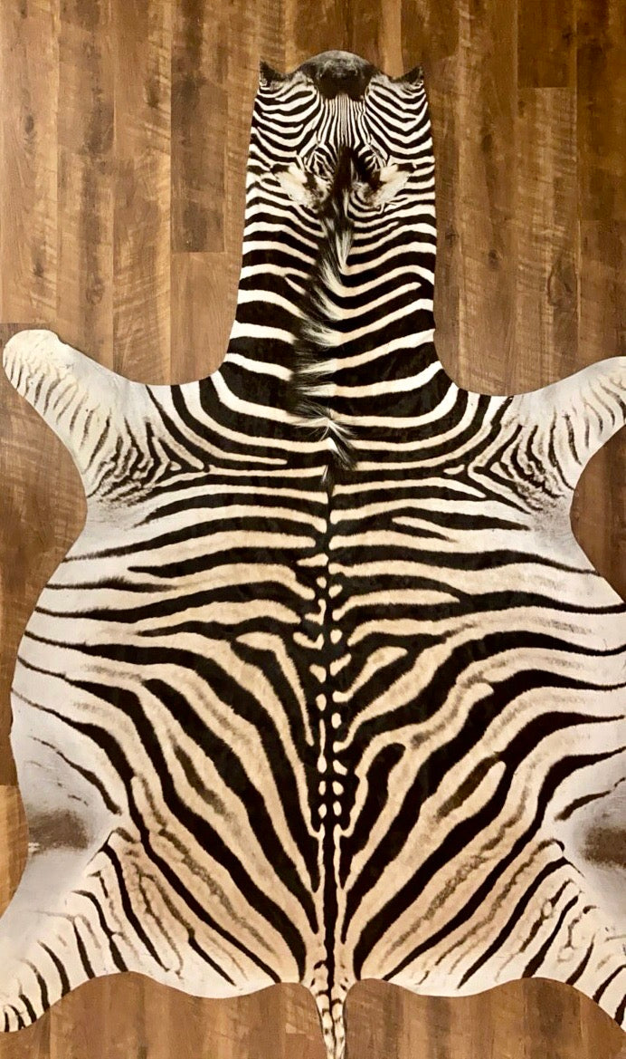 AA Grade Zebra Hide Rug [AA606]